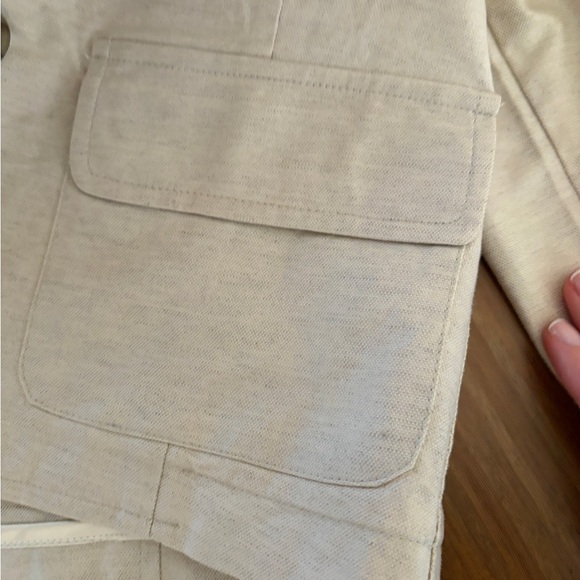 Barbara Bui Cream Cotton Blazer Jacket - Picture 4 of 4